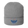 Royal Embroidered Logo Beanie | Organic Ribbed