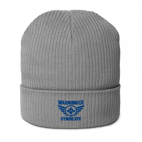 Royal Embroidered Brand Logo Beanie | Organic Ribbed