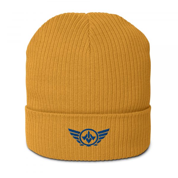 Royal Embroidered Logo Beanie | Organic Ribbed