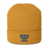 Royal Embroidered Brand Logo Beanie | Organic Ribbed