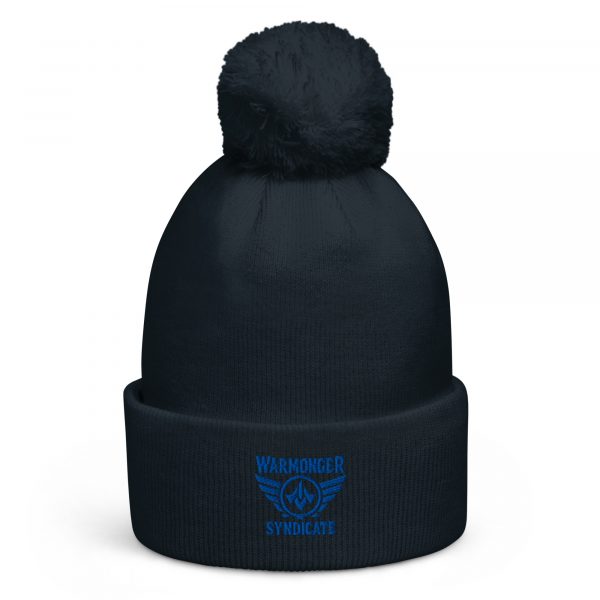 pom-pom-beanie-french-navy-front-68b7e860be6ff.jpg Royal Embroidered Brand Logo Pom-Pom Beanie | Double-Layer