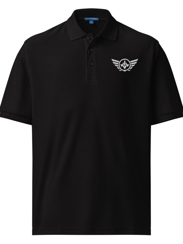 White Embroidered Logo Polo | Premium | S-XL