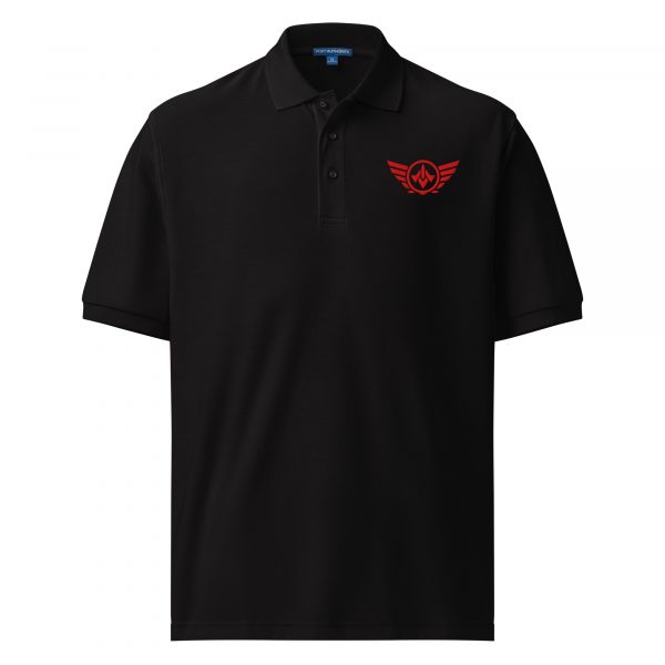 Red Embroidered Logo Polo | Premium | S-XL