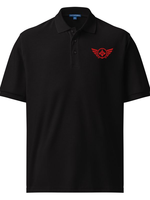 Red Embroidered Logo Polo | Premium | S-XL