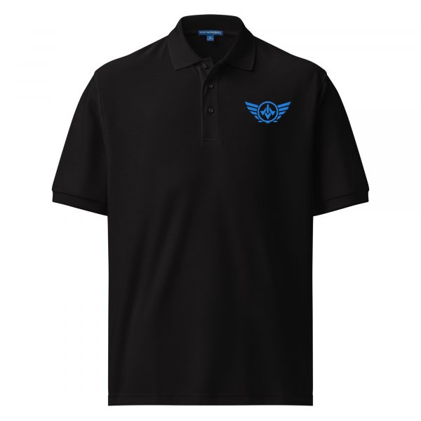 premium-polo-shirt-black-front-68b5f28f60d5a.jpg Aqua Embroidered Logo Polo | Premium | S-XL