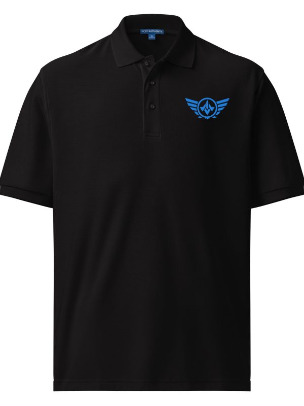 Aqua Embroidered Logo Polo | Premium | S-XL