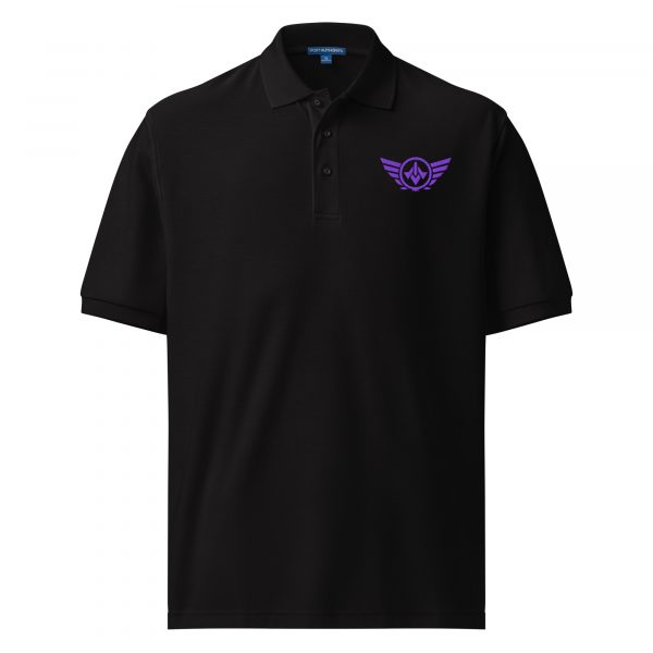 Purple Embroidered Logo Polo | Premium | S-XL