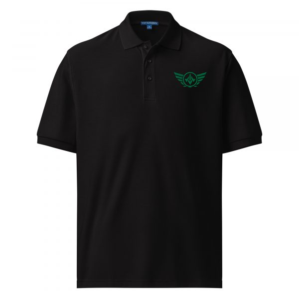 Kelly Green Embroidered Logo Polo | Premium | S-XL