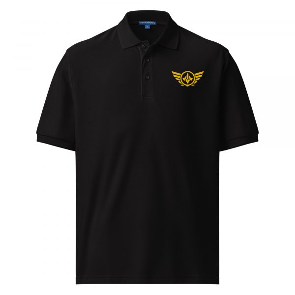 Gold Embroidered Logo Polo | Premium | 2-5X