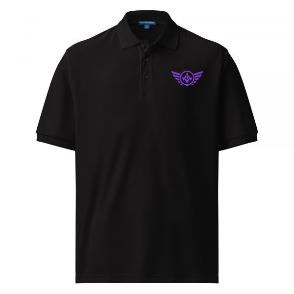 Purple Embroidered Logo Polo | Premium | 2-5X