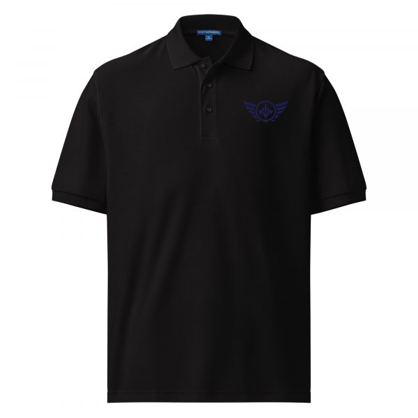 Navy Embroidered Logo Polo | Premium | 2-5X