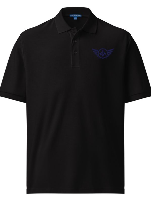 premium-polo-shirt-black-front-68c0cb3e105c5.jpg Navy Embroidered Logo Polo | Premium | 2-5X