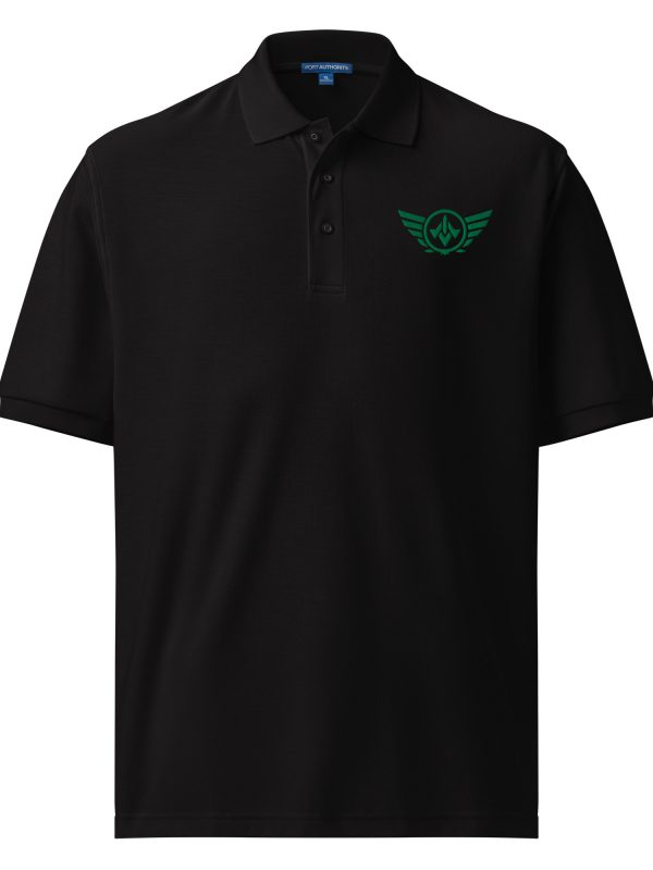premium-polo-shirt-black-front-68c0cbc0c14a9.jpg Kelly Green Embroidered Logo Polo | Premium | 2-5X