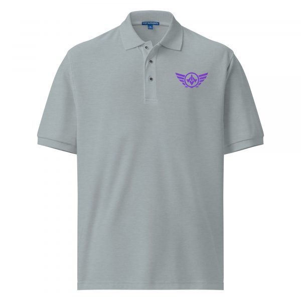 Purple Embroidered Logo Polo | Premium | S-XL