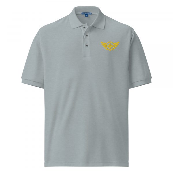Gold Embroidered Logo Polo | Premium | 2-5X
