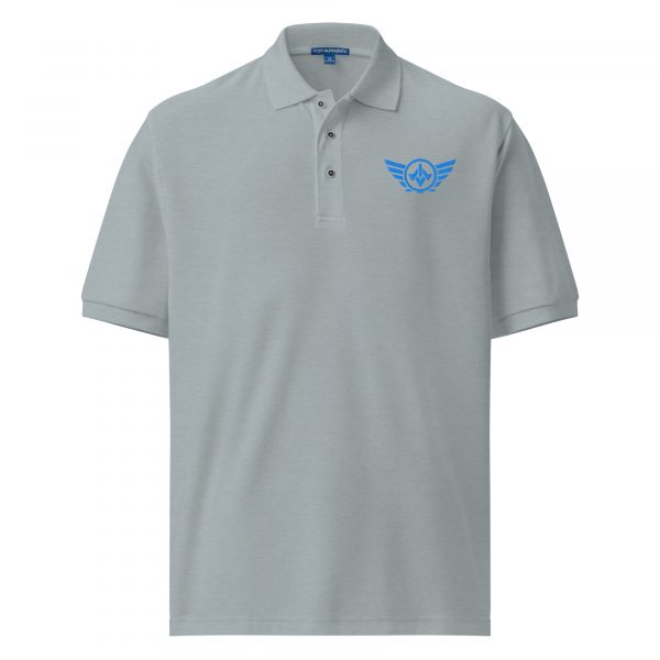 Aqua Embroidered Logo Polo | Premium | 2-5X