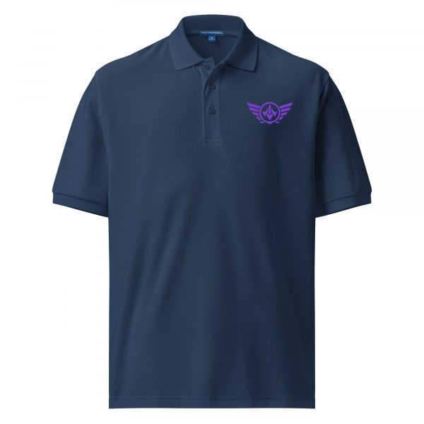 Purple Embroidered Logo Polo | Premium | S-XL