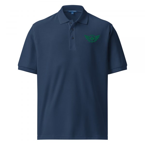 Kelly Green Embroidered Logo Polo | Premium | S-XL