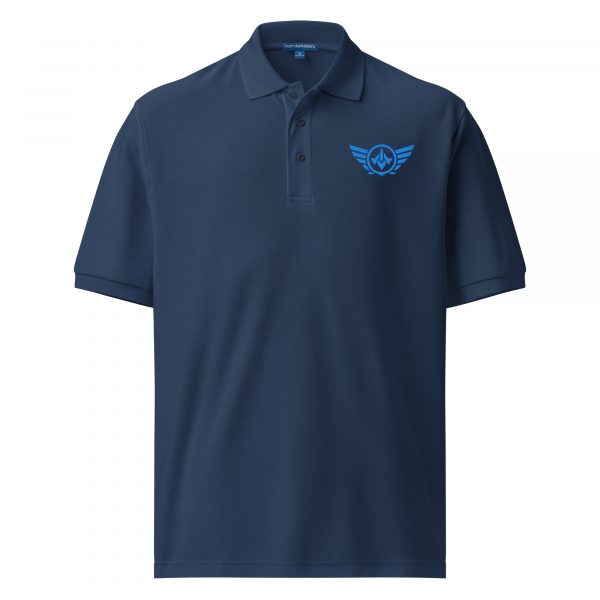 Aqua Embroidered Logo Polo | Premium | 2-5X