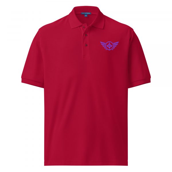 Purple Embroidered Logo Polo | Premium | S-XL