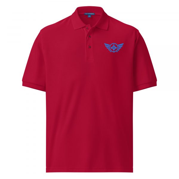 Aqua Embroidered Logo Polo | Premium | 2-5X