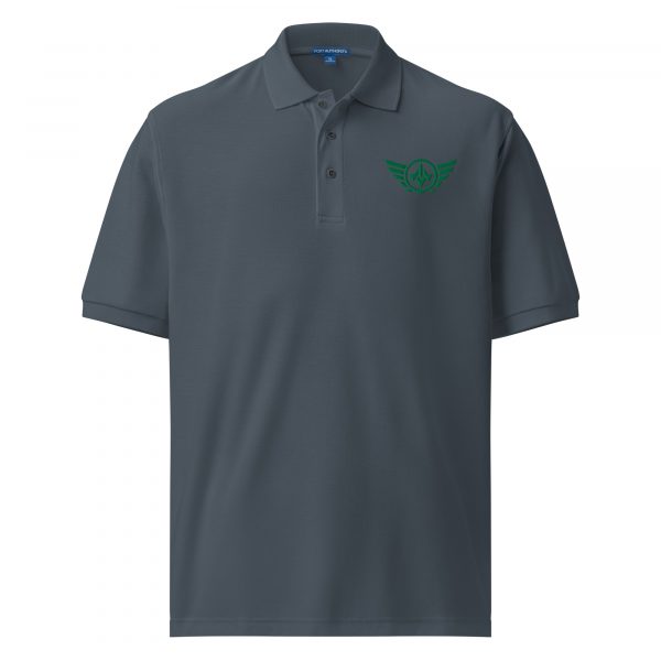 Kelly Green Embroidered Logo Polo | Premium | S-XL