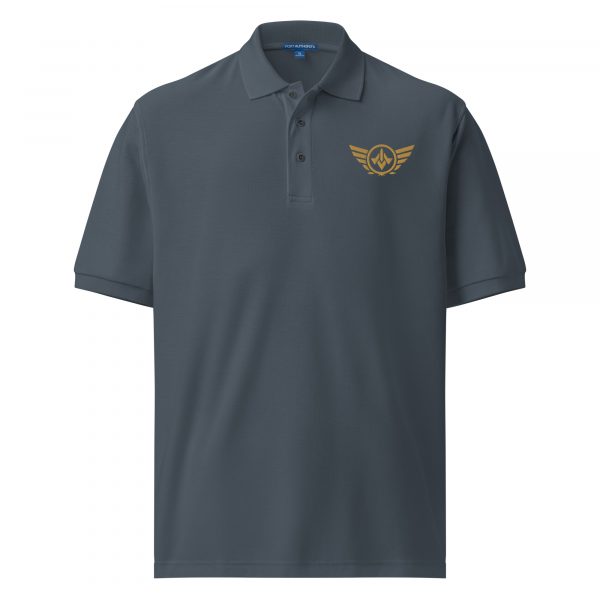 Old Gold Embroidered Logo Polo | Premium | 2-5X