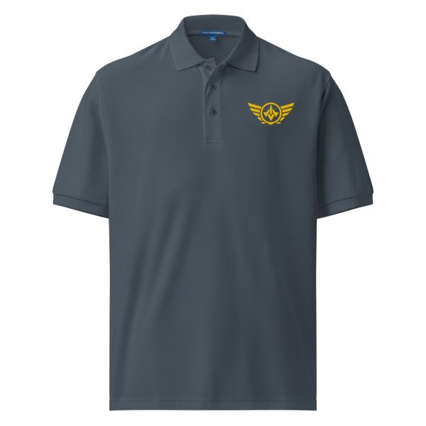 Gold Embroidered Logo Polo | Premium | 2-5X