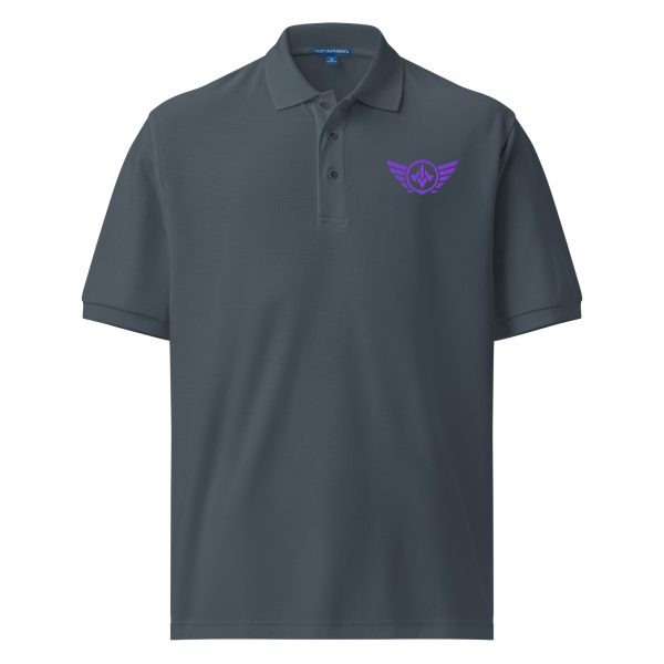 Purple Embroidered Logo Polo | Premium | 2-5X
