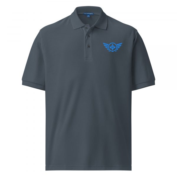 Aqua Embroidered Logo Polo | Premium | 2-5X