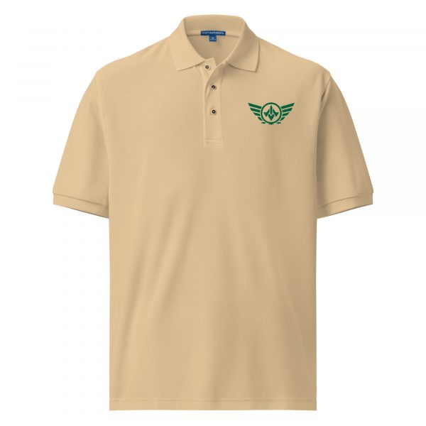 Kelly Green Embroidered Logo Polo | Premium | S-XL