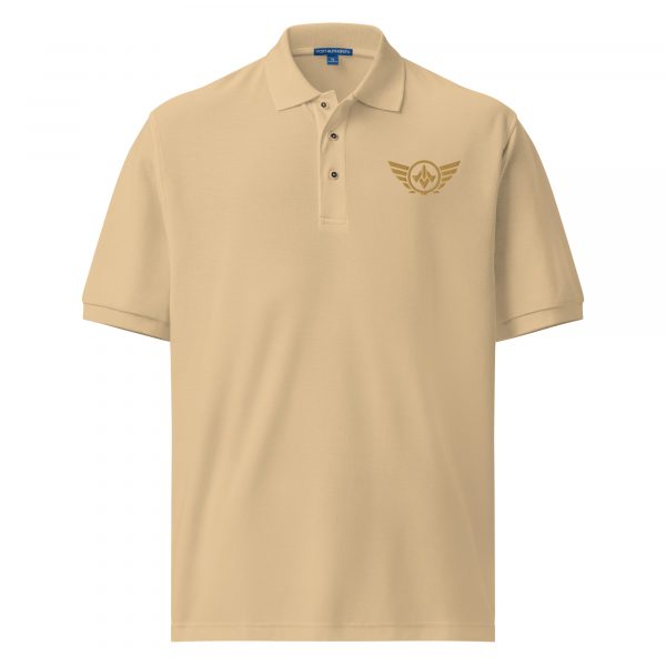 Old Gold Embroidered Logo Polo | Premium | 2-5X