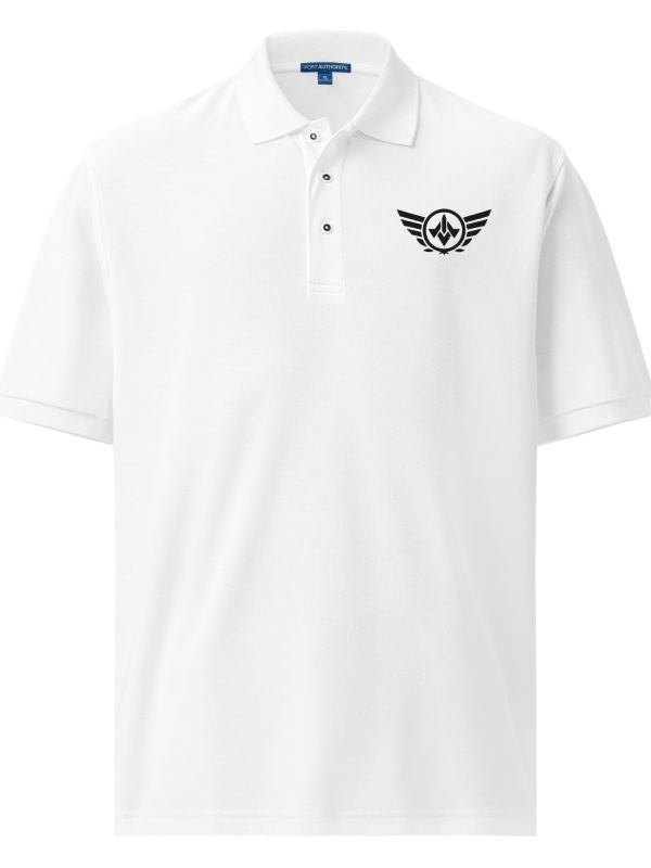 Black Embroidered Logo Polo | Premium | S-XL