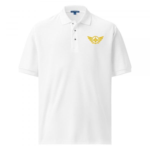Gold Embroidered Logo Polo | Premium | S-XL