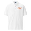 Orange Embroidered Logo Polo | Premium | S-XL