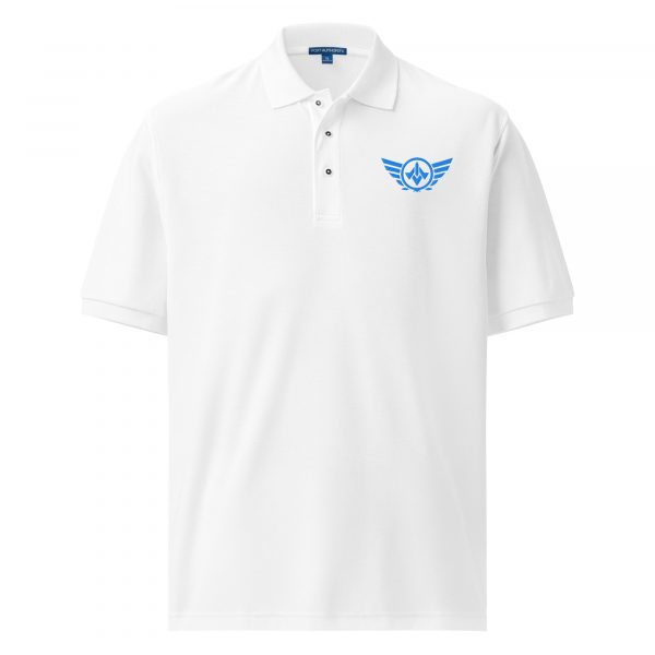 premium-polo-shirt-white-front-68b5f28f62f4c.jpg Aqua Embroidered Logo Polo | Premium | S-XL