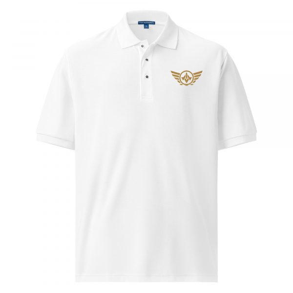 Old Gold Embroidered Logo Polo | Premium | 2-5X