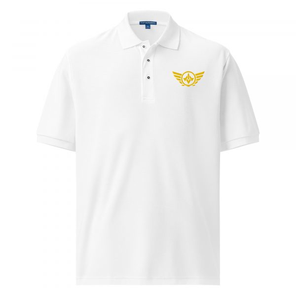 Gold Embroidered Logo Polo | Premium | 2-5X