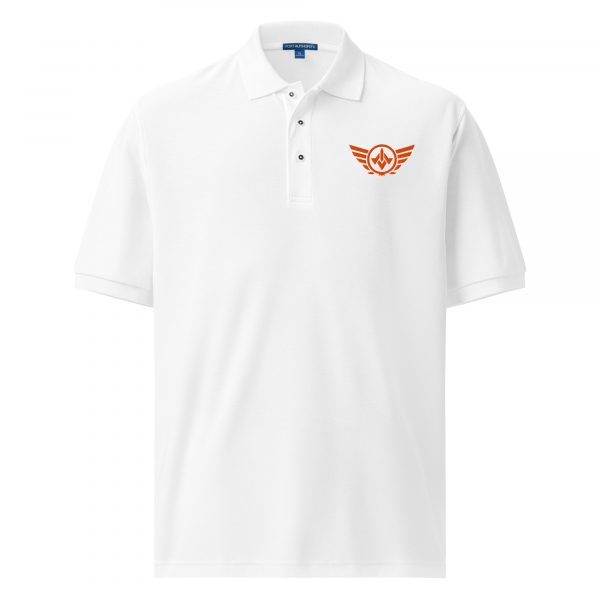 Orange Embroidered Logo Polo | Premium | 2-5X