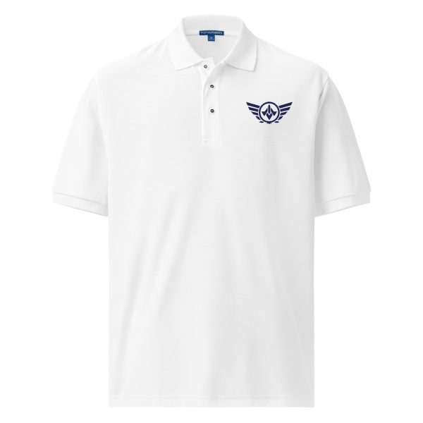 Navy Embroidered Logo Polo | Premium | 2-5X