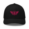 Flamingo Embroidered Logo Trucker Hat | Retro