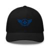 Royal Embroidered Logo Trucker Hat | Retro