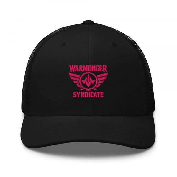 Flamingo Embroidered Brand Logo Trucker Hat | Retro