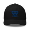 Royal Embroidered Brand Logo Trucker Hat | Retro