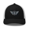 Grey Embroidered Logo Trucker Hat | Retro
