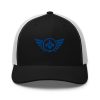 Royal Embroidered Logo Trucker Hat | Retro