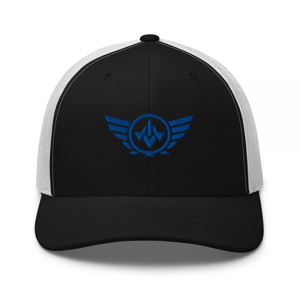 Royal Embroidered Logo Trucker Hat | Retro