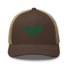 Kelly Green Embroidered Logo Trucker Hat | Retro