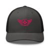 Flamingo Embroidered Logo Trucker Hat | Retro