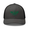 Kelly Green Embroidered Logo Trucker Hat | Retro